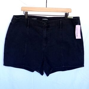 Wild Fable Women's Super High-Rise Shorts Black Size 17 Denim